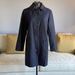 A.P.C. 100% Wool Navy Coat